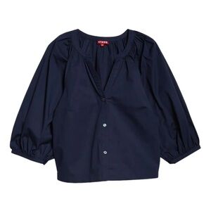 Staud New Dill Shirt in Navy